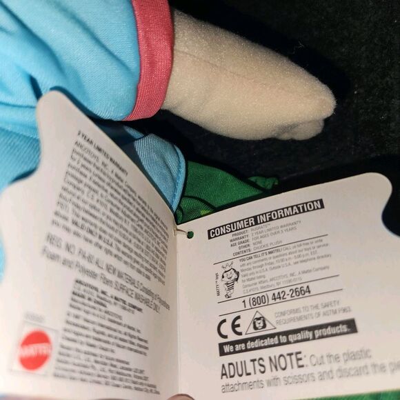 1997 Mattel Chuckie Finster‎ Rugrats XL Plush Jumbo 24" Stuffed Doll Nickelodeon - Picture 6 of 14